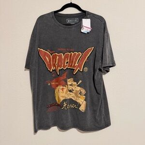 Universal monsters dracula t shirt gray new XL